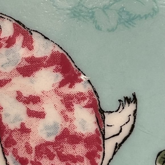 Wedgwood Jemima Puddle-Duck Child's Plate Beatrix Potter 6.25" 2003 Easter Pink - Picture 8 of 8